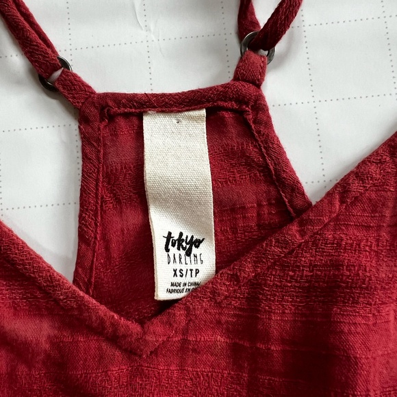 H&M Rust Orange Strap Top – Size XS - Picture 3 of 4